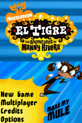 Tigre, El - The Adventures of Manny Rivera (USA) screen shot title